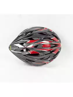 BELL SOLAR - kask rowerowy, czarno-czerwony
