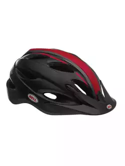 BELL XLP kask rowerowy, czarno-czerwony, duży rozmiar