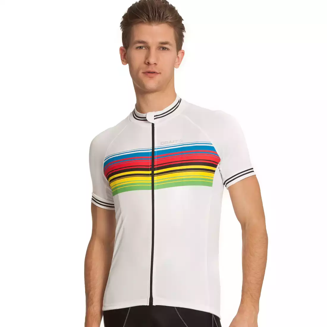 CRAFT ACTIVE BIKE CHAMP męska koszulka rowerowa 1902583-2900, kolor: biały