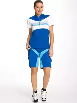 CRAFT ACTIVE BIKE - damska koszulka rowerowa 1901942-2345, kolor: biało-niebieski