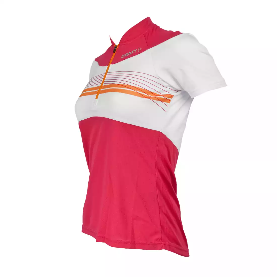 CRAFT ACTIVE BIKE - damska koszulka rowerowa 1901942-2477, kolor: biało-różowy