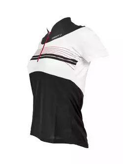 CRAFT ACTIVE BIKE - damska koszulka rowerowa 1901942-9900, kolor: biało-czarny
