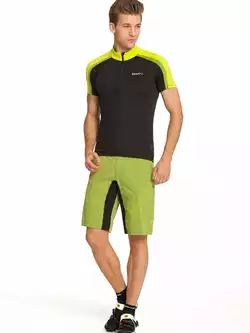 CRAFT ACTIVE BIKE  - męskie szorty rowerowe 1900700-2643, kolor: zielony