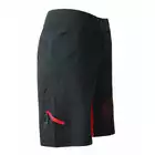 CRAFT ACTIVE BIKE  - męskie szorty rowerowe 1900700-9430, kolor: czarno-czerwony