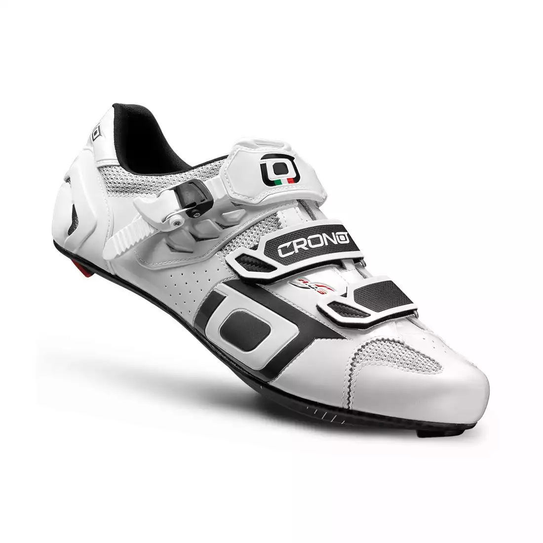 CRONO CLONE NYLON - buty rowerowe szosowe - kolor: Biały