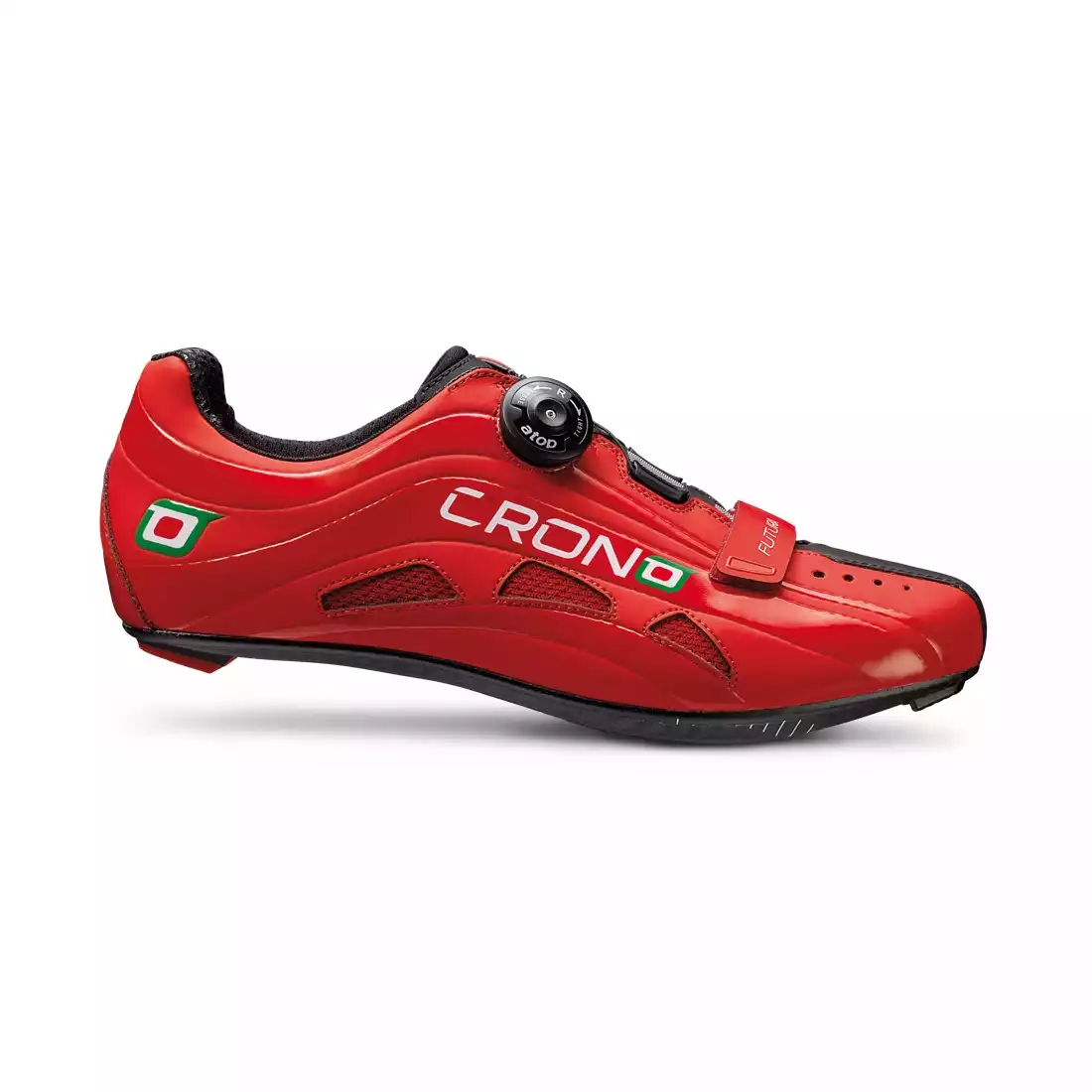 CRONO FUTURA NYLON - buty rowerowe szosowe - kolor: Czerwony
