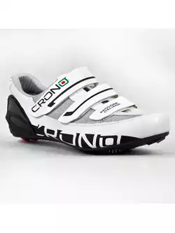 CRONO PERLA CARBON - buty rowerowe szosowe - kolor: Biały