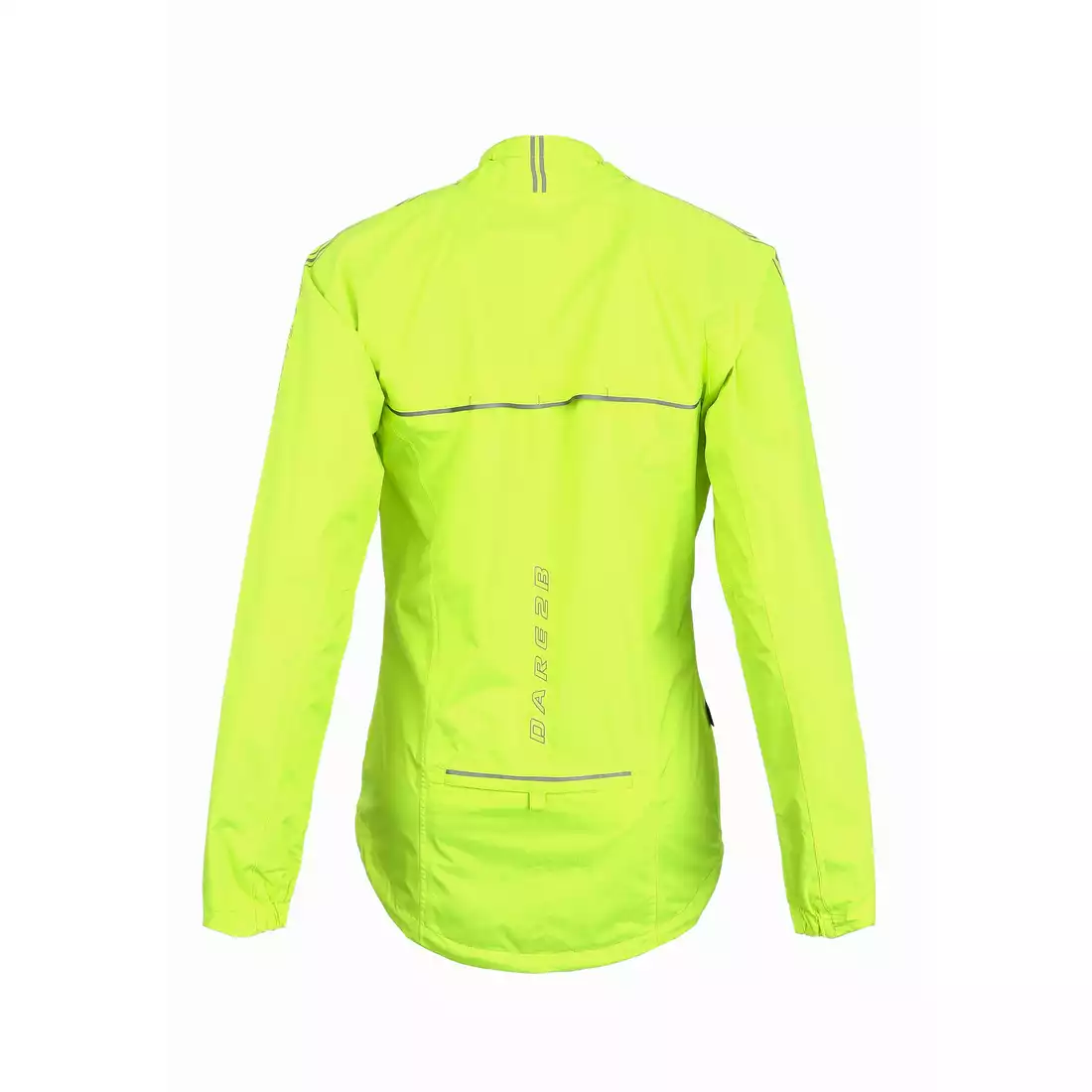 DARE2B  Transpose damska kurtka przeciwdeszczowa na rower DWW095-0M0, kolor: fluorowy