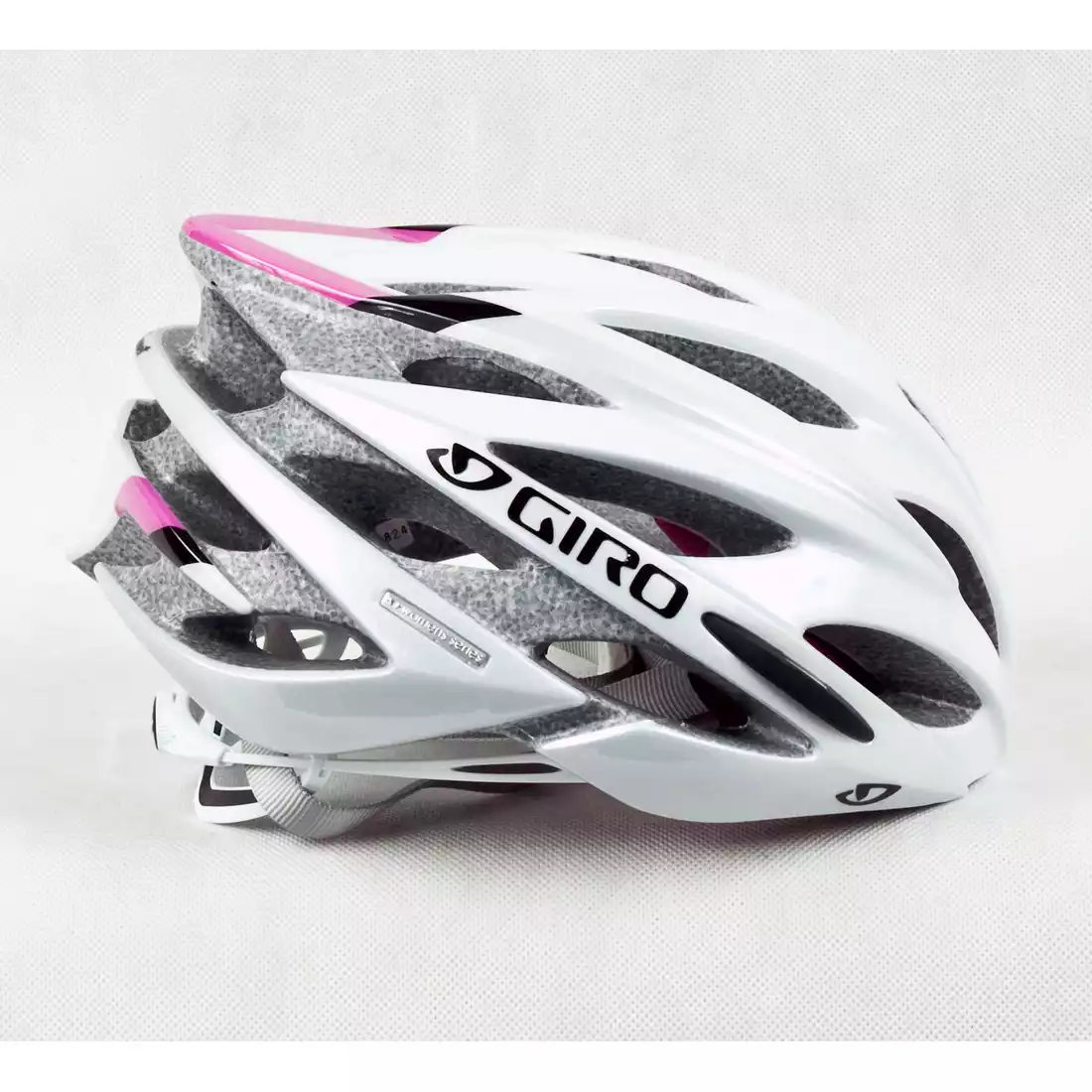 GIRO SONNET damski kask rowerowy, biało-różowy