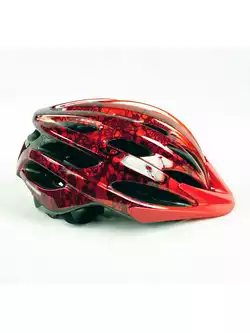 GIRO VERONA damski kask rowerowy, czerwony / grafika