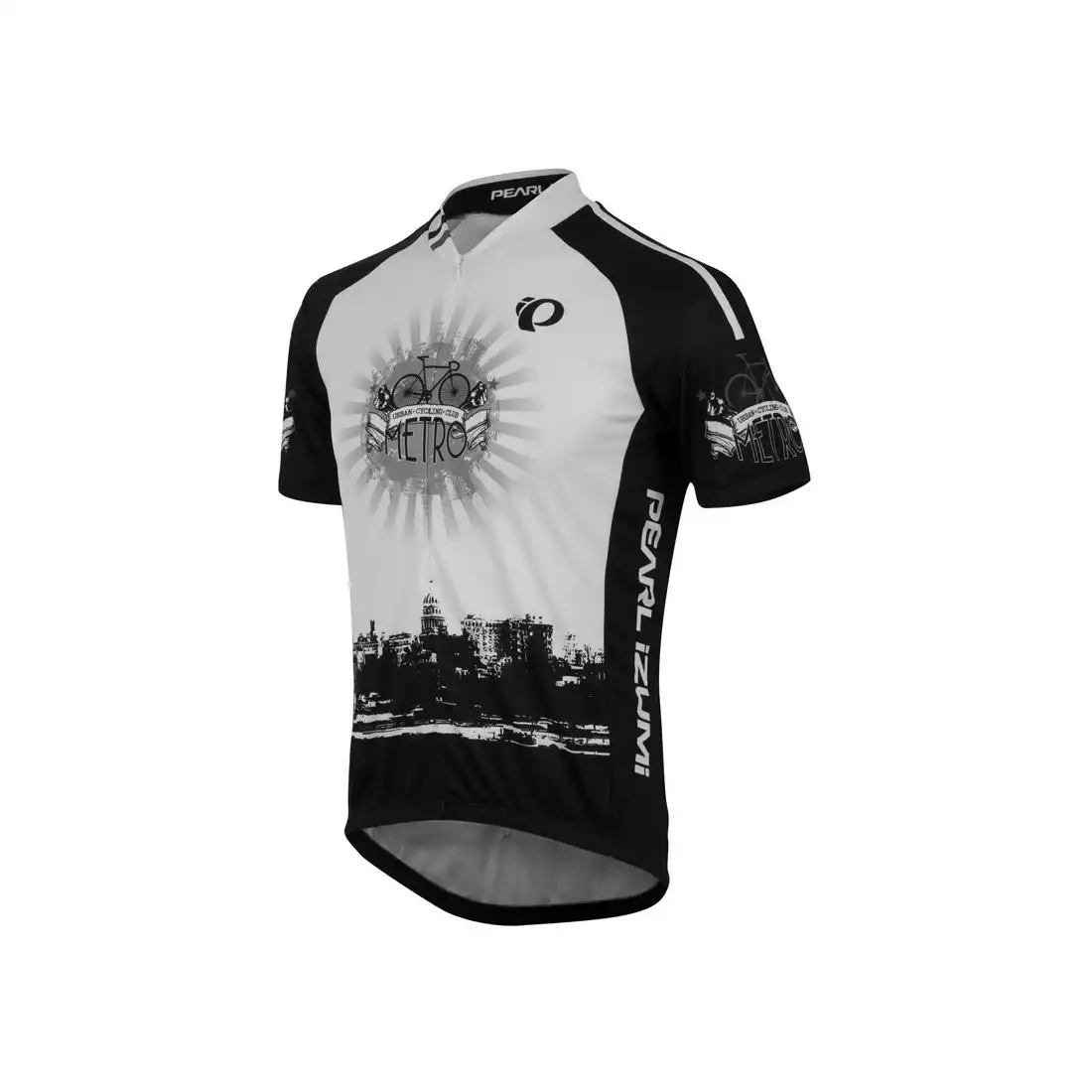 PEARL IZUMI - 0705-4IY SELECT LTD - męska koszulka rowerowa, kolor: Biało-czarny