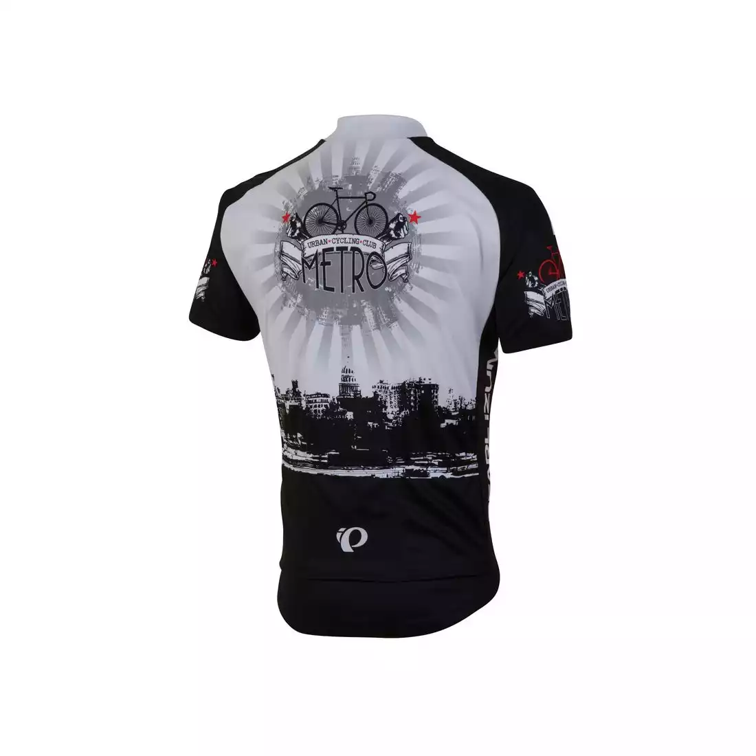PEARL IZUMI - 0705-4IY SELECT LTD - męska koszulka rowerowa, kolor: Biało-czarny