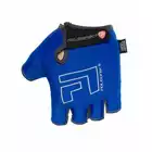 POLEDNIK F1 NEW14 rękawiczki rowerowe niebieskie