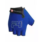 POLEDNIK F4 NEW14 rękawiczki rowerowe, niebieskie