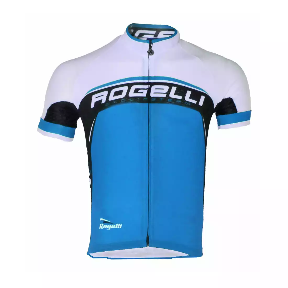 ROGELLI ANCONA - męska koszulka rowerowa, biało-niebieska