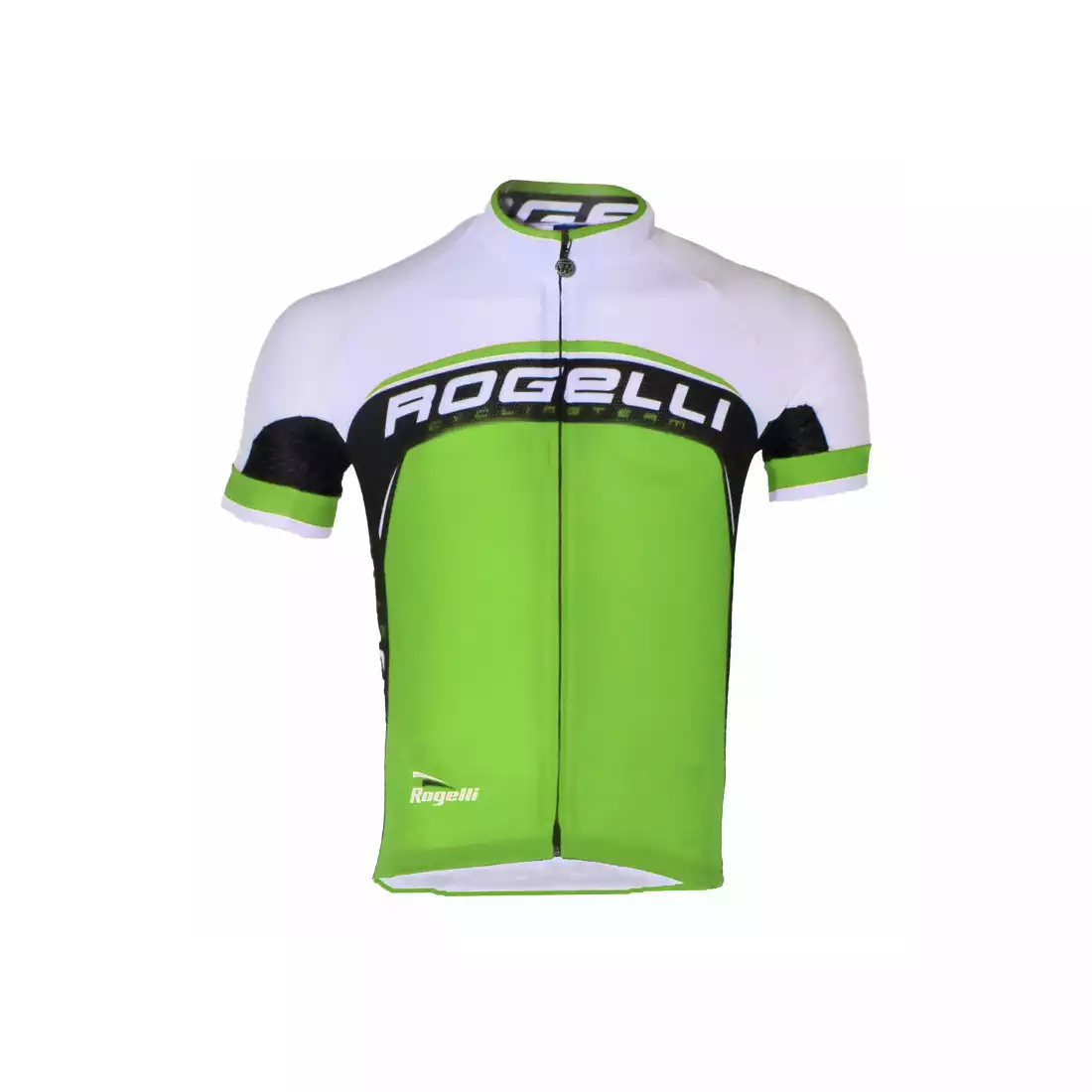 ROGELLI ANCONA - męska koszulka rowerowa, biało-zielona