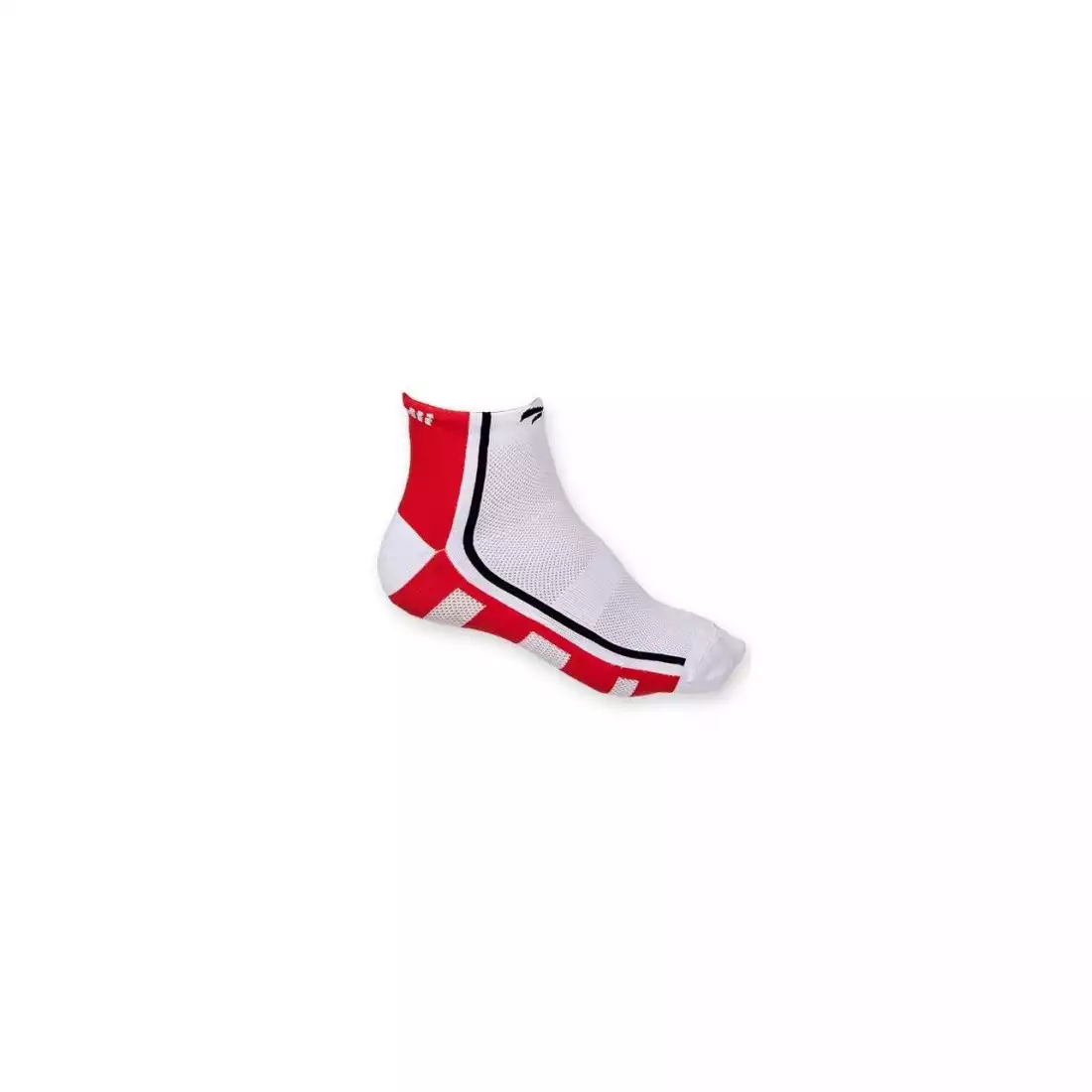 ROGELLI RCS-04 - Q-SKIN  - skarpety rowerowe, biało-czerwone
