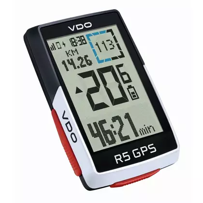VDO R5 GPS TOP MOUNT SET bezprzewodowy licznik rowerowy