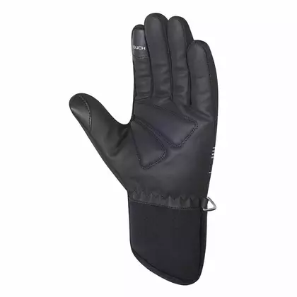 CHIBA zimowe rękawiczki rowerowe RAIN PRO, Primaloft black-fluo 3120122