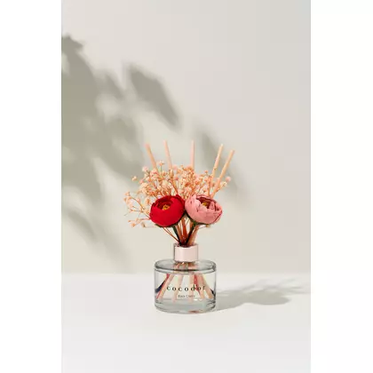 COCODOR dyfuzor zapachowy z patyczkami i kwiatami flower camellia, white musk 200 ml