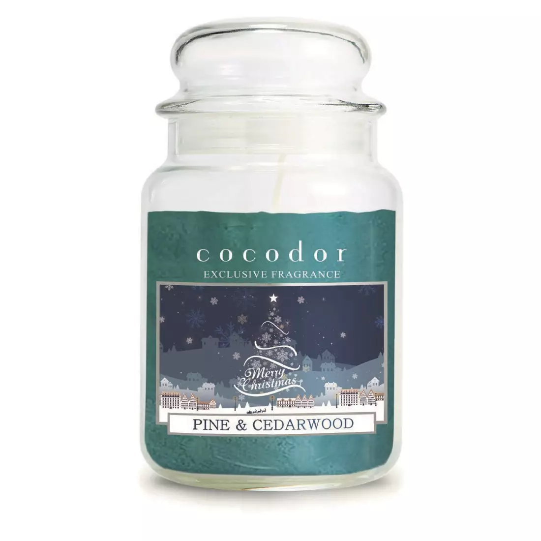 COCODOR świeca zapachowa christmas pine&amp;cedarwood 550 g