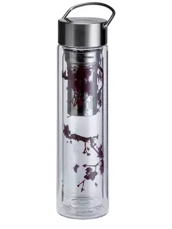 EIGENART FLOWTEA butelka termiczna z zaparzaczem 350-400 ml, cherry blossom