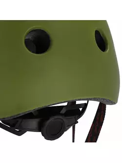 SPOKEY PUMPTRACK BMX kask rowerowy zielony