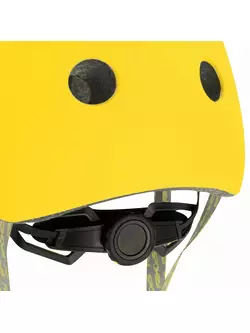 SPOKEY PUMPTRACK BMX kask rowerowy żółty