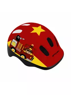 SPOKEY dziecięcy kask rowerowy, fire brigade