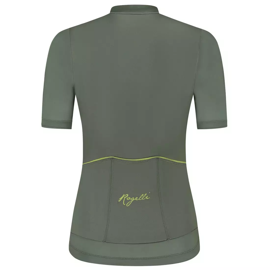 Rogelli DIAGA damska koszulka rowerowa, zielono-złota
