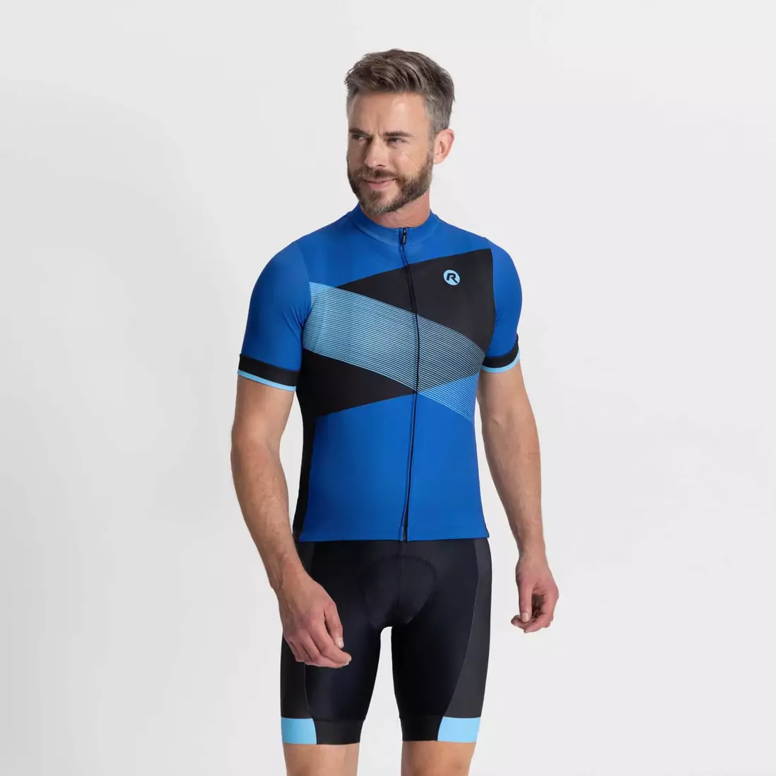 Rogelli GROOVE męska koszulka rowerowa, niebieska