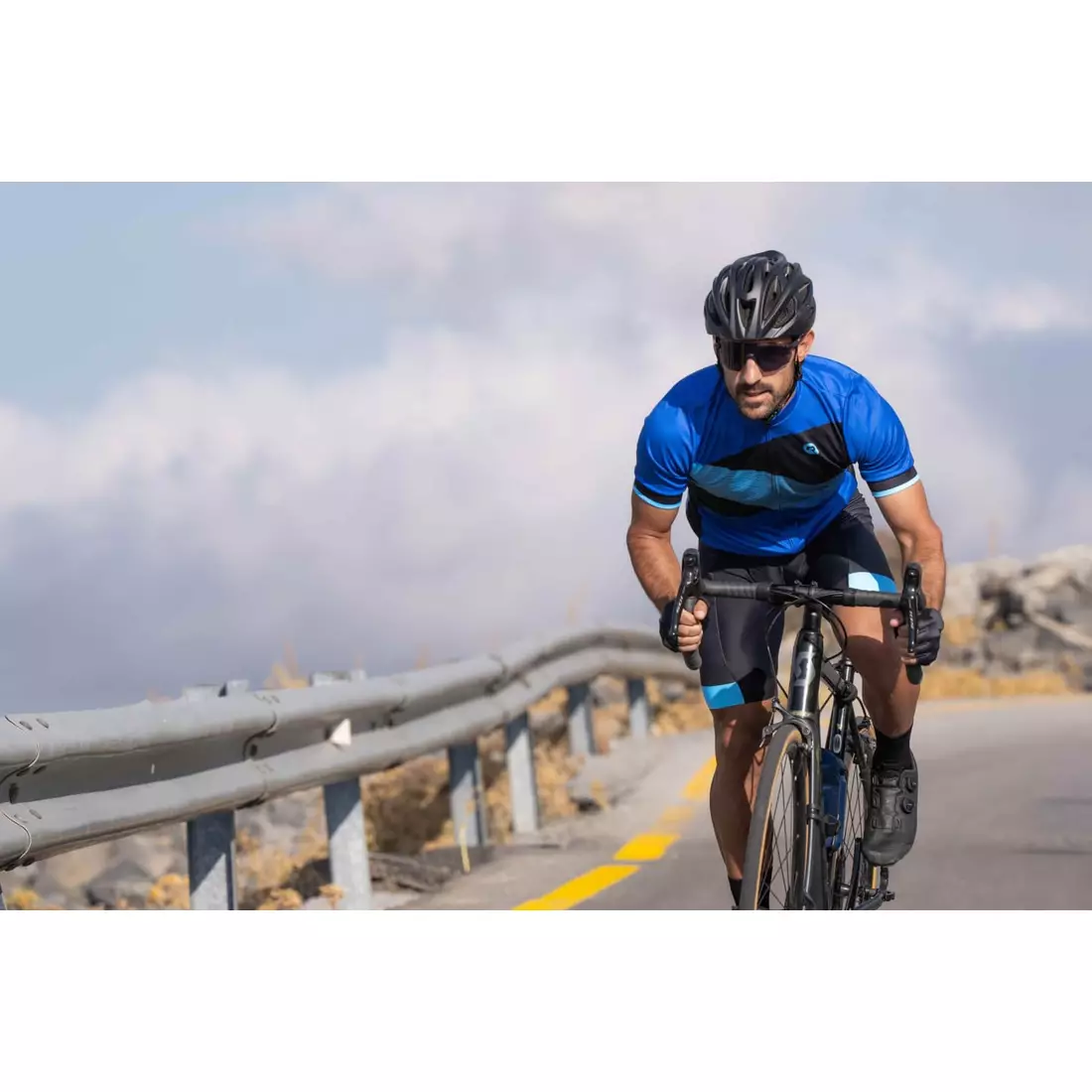 Rogelli GROOVE męska koszulka rowerowa, niebieska