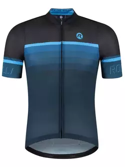 Rogelli HERO II męska koszulka rowerowa, czarno-niebieska