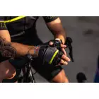 Rogelli HERO II rękawiczki rowerowe, czarny-fluor
