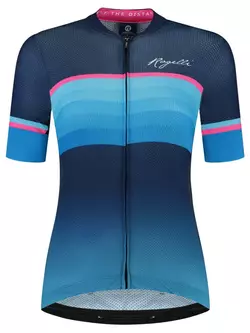 Rogelli IMPRESS II damska koszulka rowerowa, niebiesko-różówa