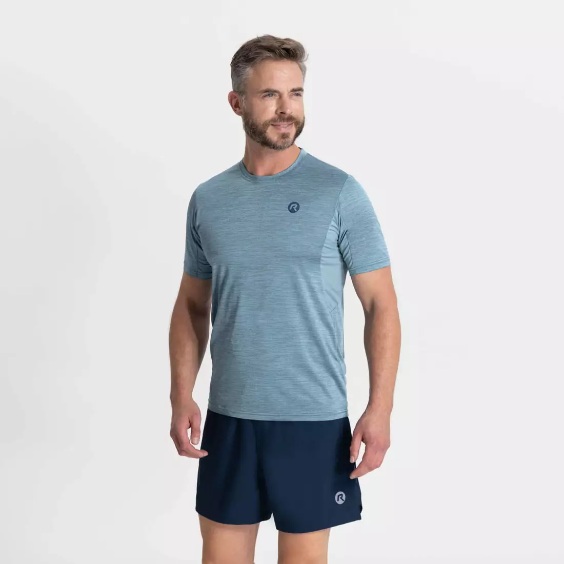 Rogelli KENN męska koszulka do biegania, niebieska