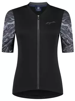Rogelli LIQUID damska koszulka rowerowa, czarno-szara