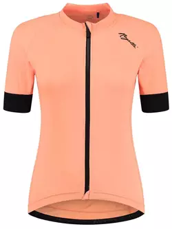 Rogelli MODESTA damska koszulka rowerowa, koralowo-czarna
