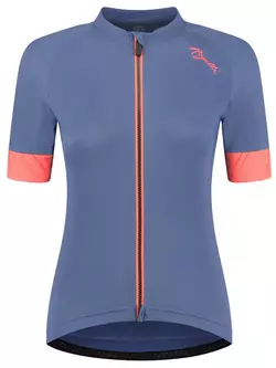 Rogelli MODESTA damska koszulka rowerowa, niebiesko-koralowa