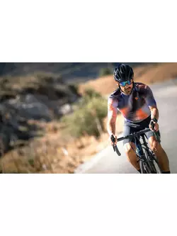 Rogelli koszulka rowerowa HALO pomarańczowa