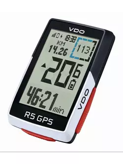 VDO R5 GPS FULL SET bezprzewodowy licznik rowerowy