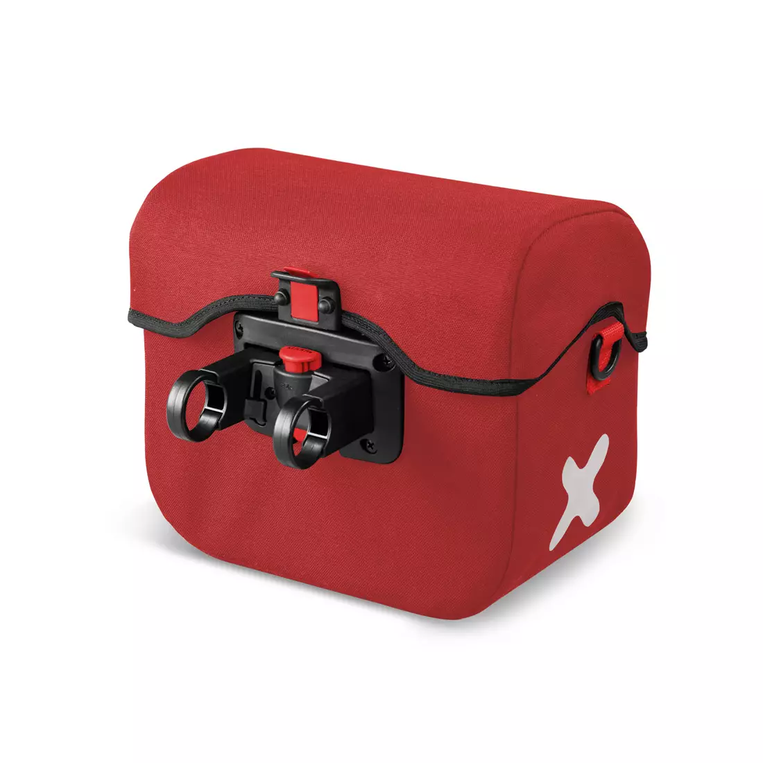 EXTRAWHEEL HANDY PREMIUM CORDURA XL torba na kierownicę rowerową, czerwona 7,5 L
