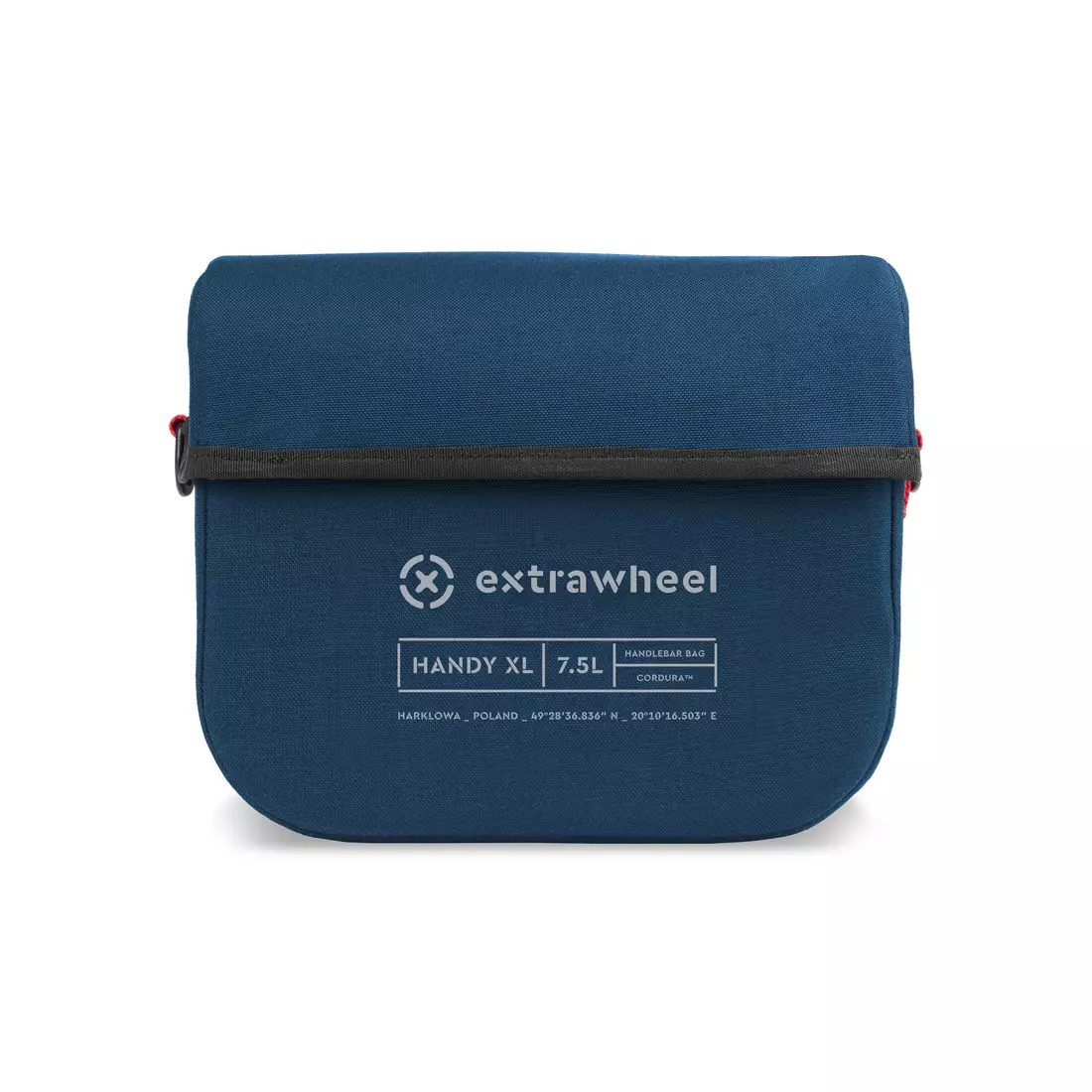EXTRAWHEEL HANDY PREMIUM CORDURA XL torba na kierownicę rowerową, niebieska 7,5 L