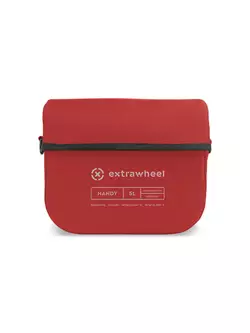 EXTRAWHEEL HANDY PREMIUM CORDURA torba na kierownicę, czerwona 5 L