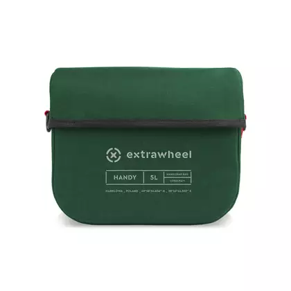 EXTRAWHEEL HANDY PREMIUM CORDURA torba na kierownicę, zielona 5 L
