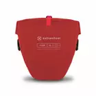 EXTRAWHEEL RIDER PREMIUM CORDURA sakwa rowerowa na bagażnik, czerwona 2x15 L