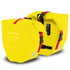 EXTRAWHEEL RIDER PREMIUM CORDURA sakwa rowerowa na bagażnik, żółta 2x15 L