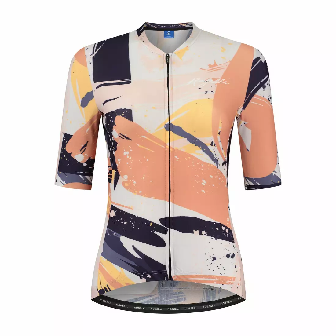 ROGELLI FLAIR damska koszulka rowerowa piaskowo-koralowa 