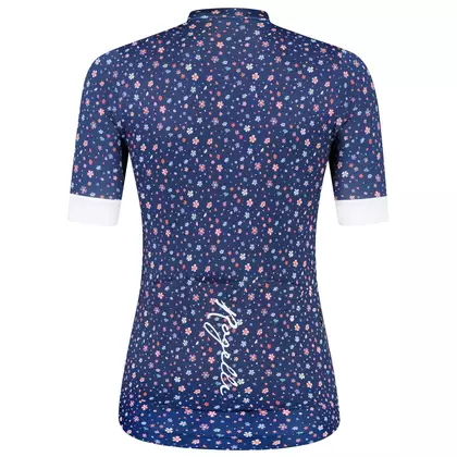 Rogelli LILY damska koszulka rowerowa, niebiesko-biała