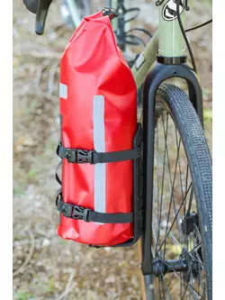 ZEFAL Z ADVENTURE FORK PACK &amp; HOLDER torba rowerowa na widelec 6l, czerwona